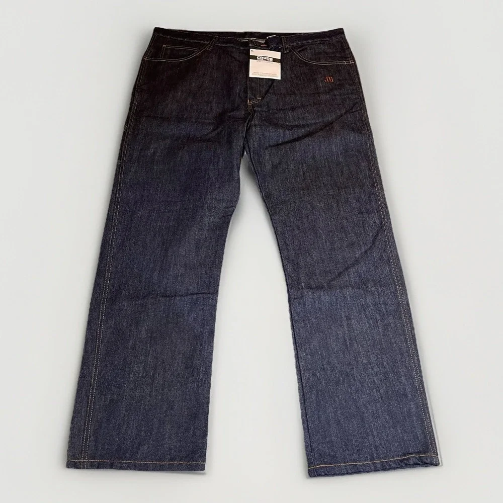 Crude FR Fire Resistant CAT 2 Carpenter Jeans Dark Wash NWT 42x32 Workwear Denim